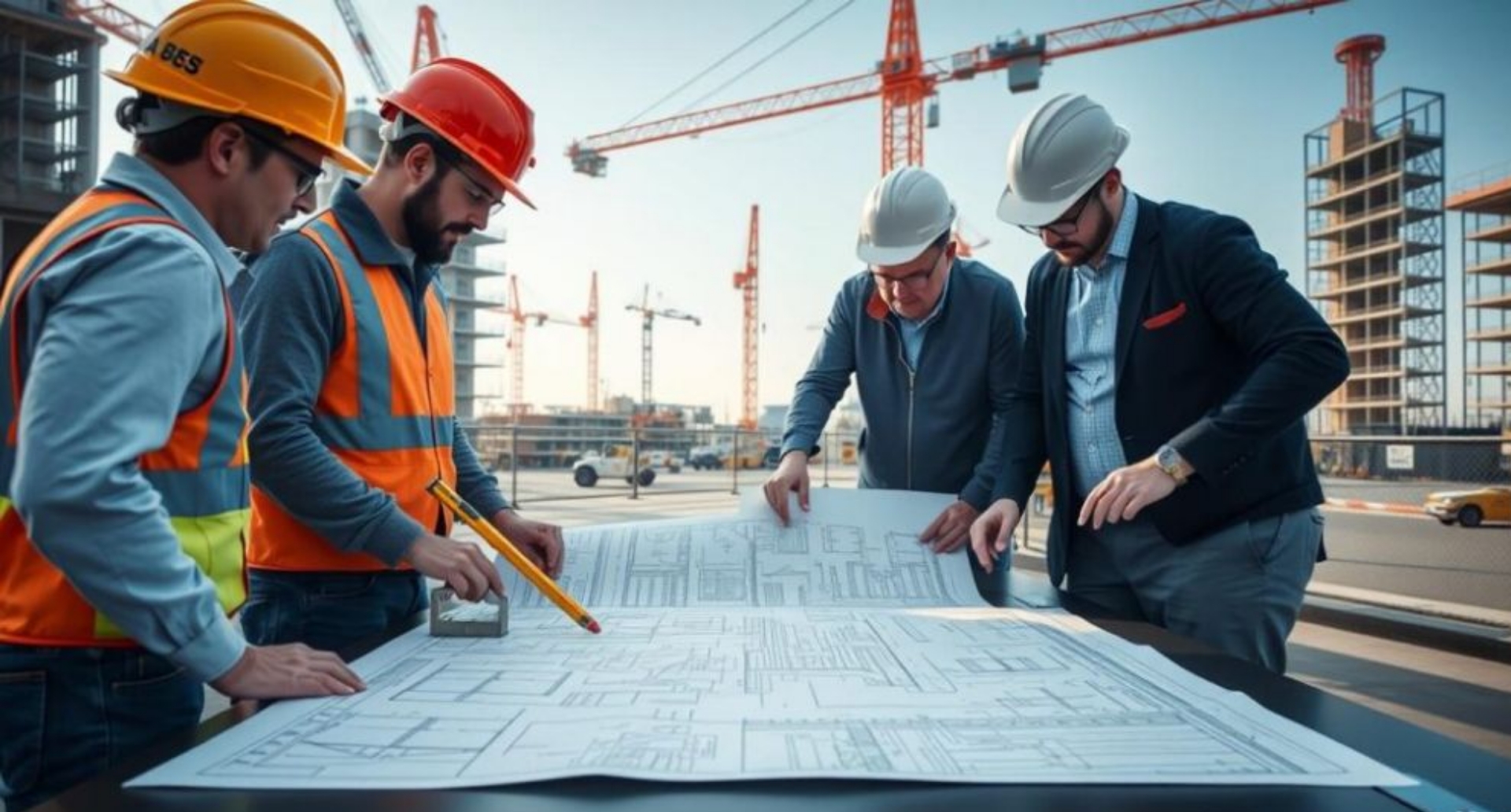 Construction Site Background